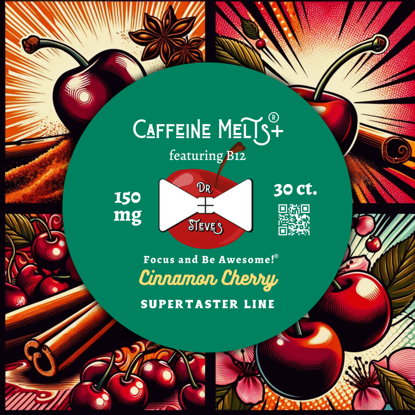 Cinnamon Cherry (150mg + 20mcg Methylcobalamin B12) SuperTaster