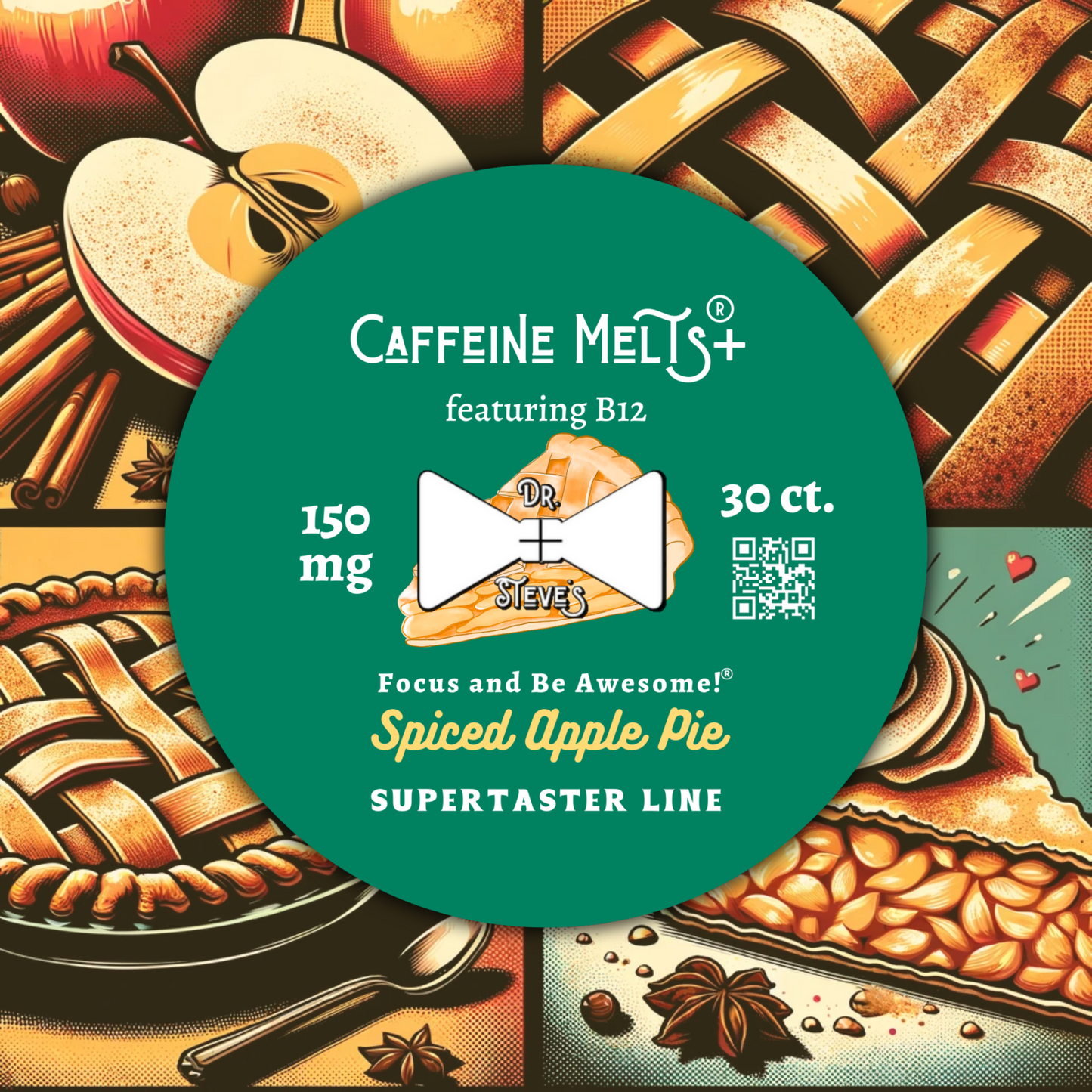 Spiced Apple Pie (150mg + 20mcg Methylcobalamin B12) SuperTaster