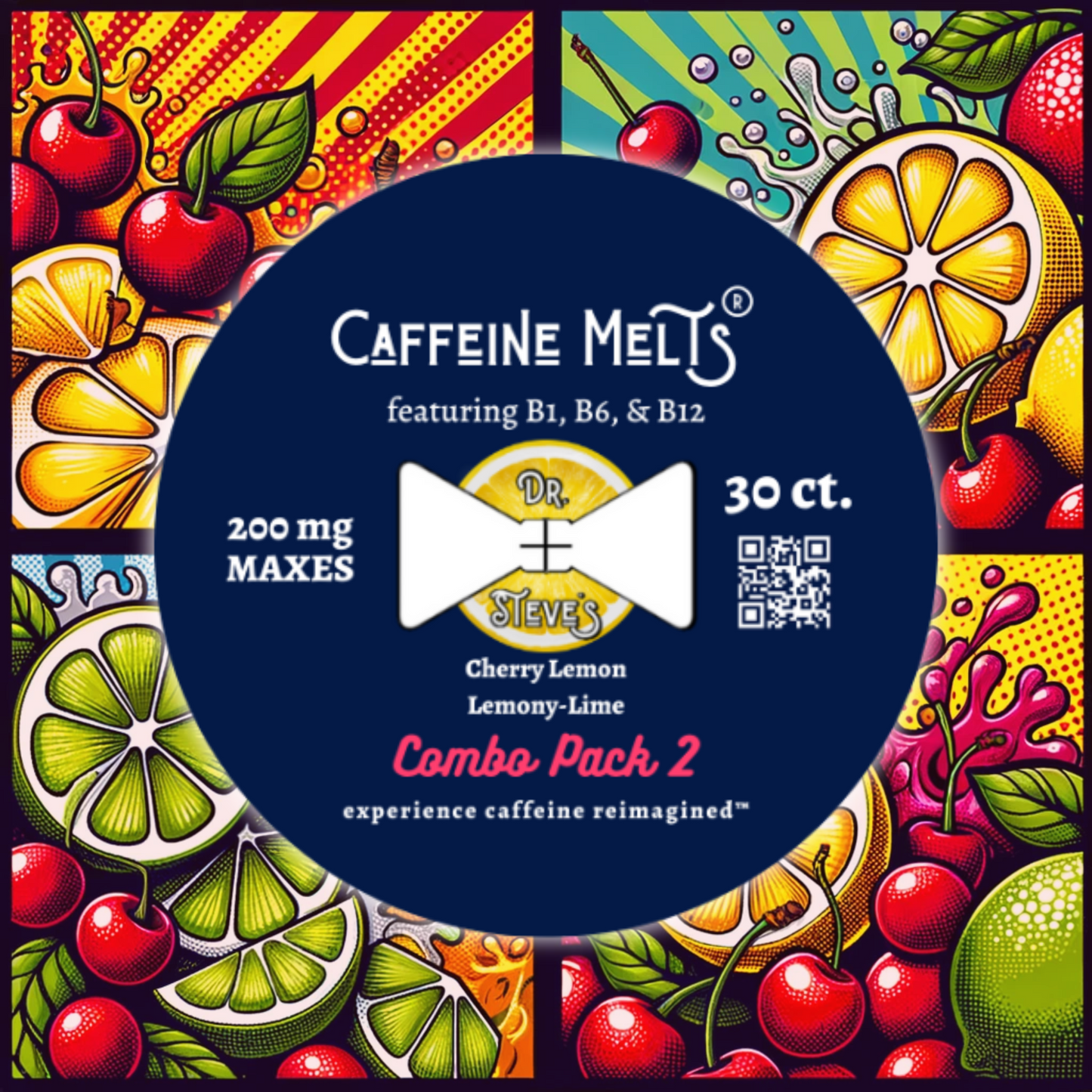 Combo Pack 2 (15ct Cherry Lemon + 15ct Lemony-Lime, 200mg + 20mcg Methylcobalamin B12)