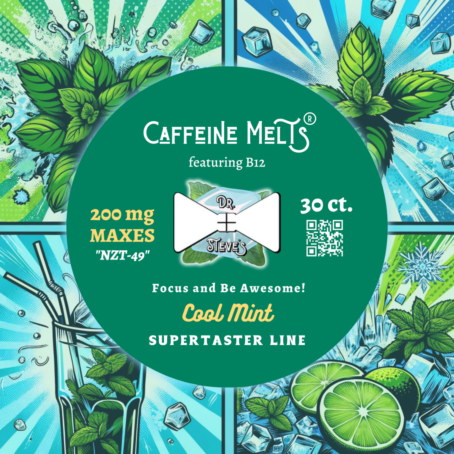 Cool Mint (200mg + 20mcg Methylcobalamin B12) SuperTaster