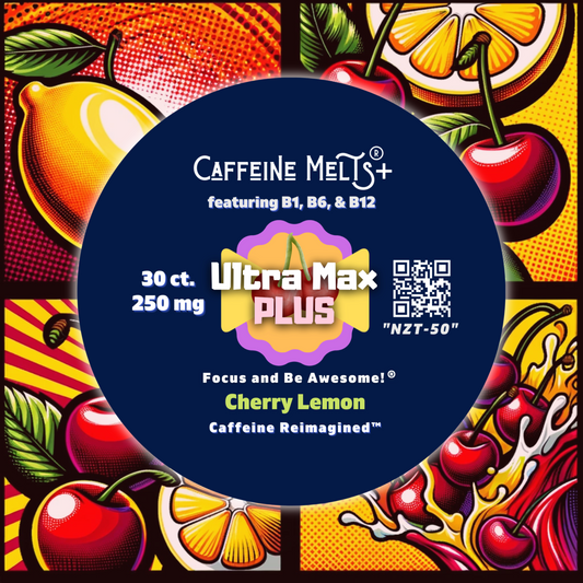 Cherry Lemon - Ultra Max Plus (250mg + 1.23mg B1, 1.76mg B6, & 20mcg Methylcobalamin B12) UMP