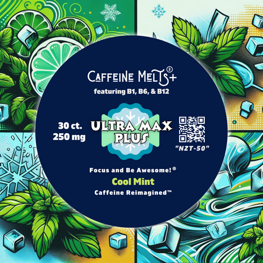 Cool Mint - Ultra Max Plus (250mg + 1.23mg B1, 1.76mg B6, & 20mcg Methylcobalamin B12) UMP