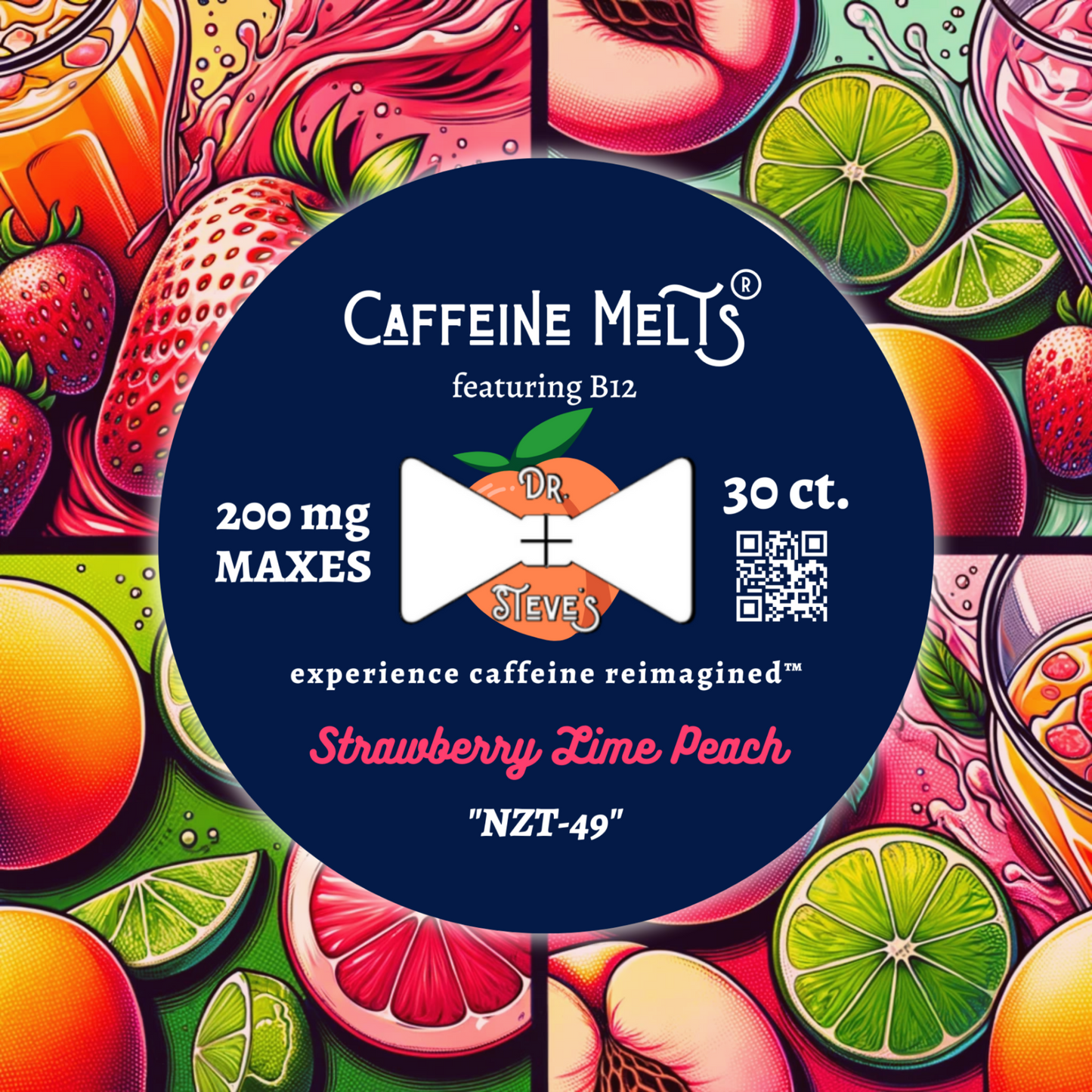 Strawberry Lime Peach (200mg + Methylcobalamin B12)