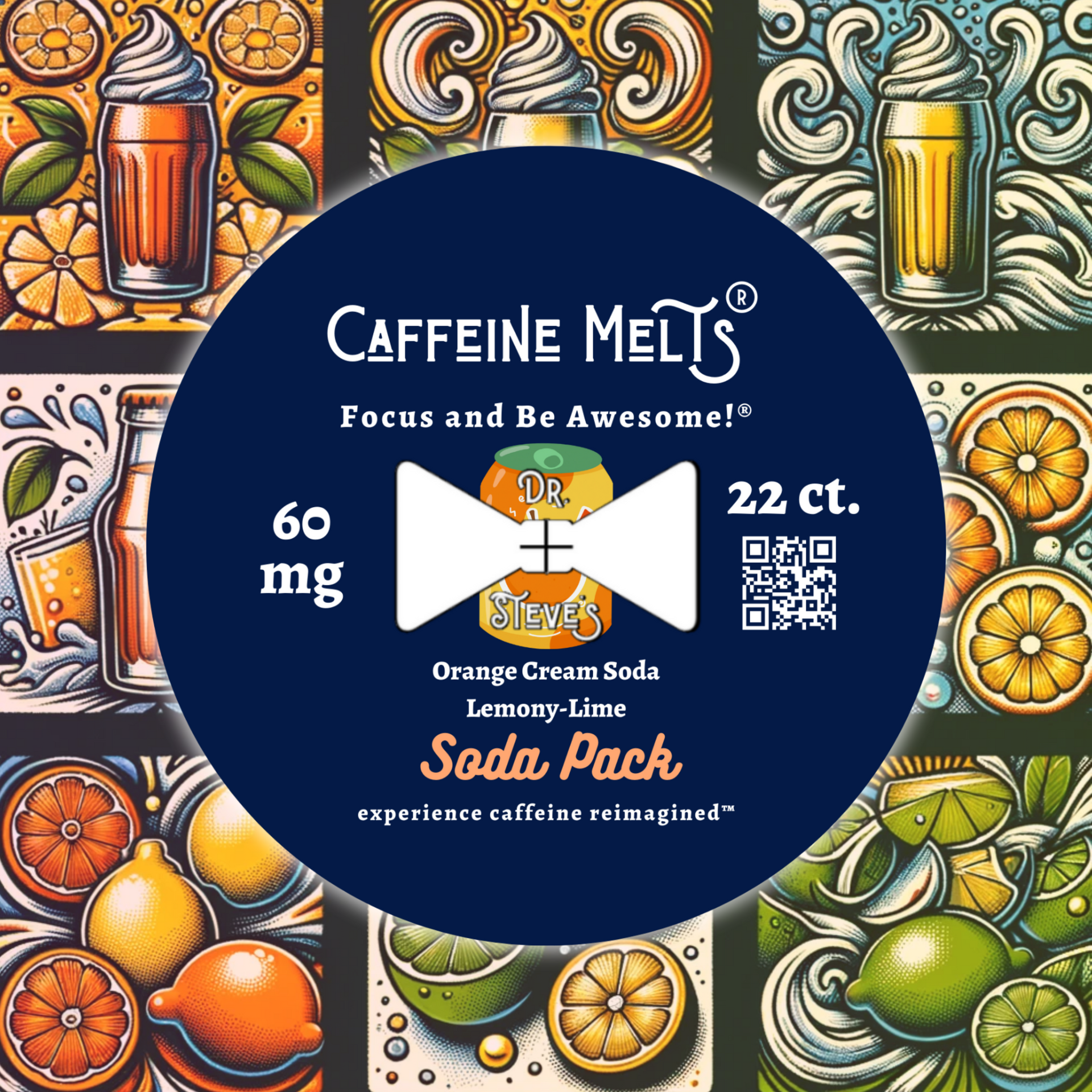 Soda Pack (Orange Cream Soda + Lemony-Lime, 60mg) – Dr. Steve's